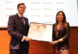 Diploma del Accésit de Formación y Empleo del Premio Pyme del Año 2026